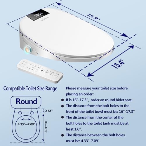 Wljbidet Upgrade Smart Bidet Toilet Seat Round thumb #5
