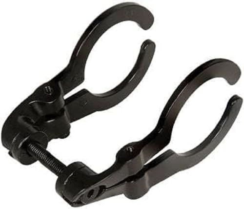 Herrmans Lampenhalter Dual schwarz, Lenkerklemmung 31,8mm (1 Stück)