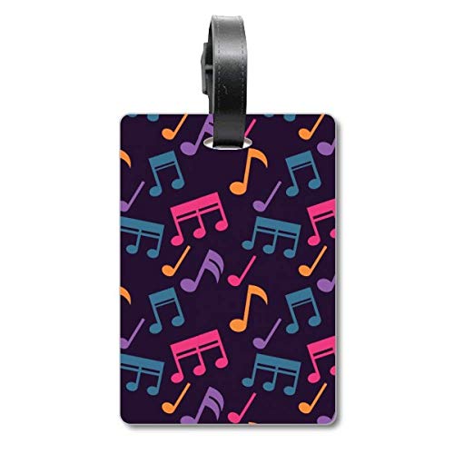 Étiquette valise notes de musique pour ne plus perdre son bagage
