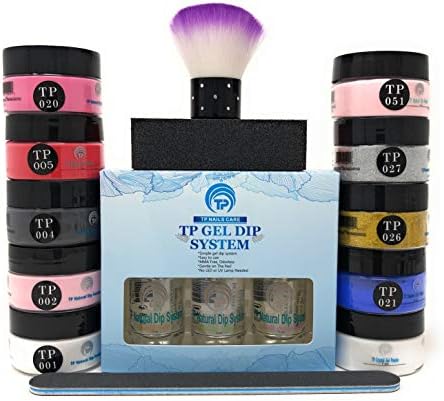 TP Gel Dip Powder Special Kit. 1 oz. per jar. Easy to use nail dipping powder starter kit.