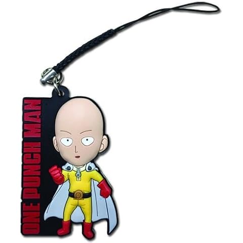 One-Punch Man Cell Phone Charm SD Saitama ge17468 Cover