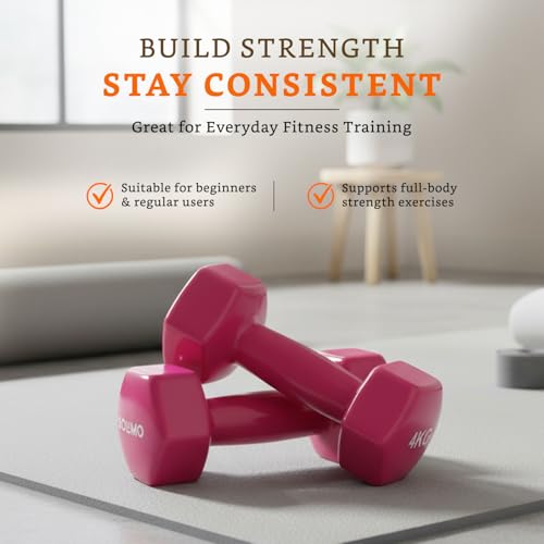 Image of Amazon Brand - Solimo Vinyl Dumbbell