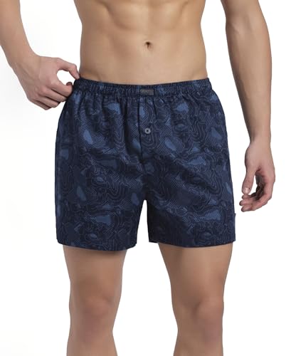 Image of Jockey 8222 Men Super Combed Mercerized Cotton Woven Checkered Inner Boxers with Ultrasoft and Durable Inner Waistband (Pack of 2, Colors & Prints May Vary)