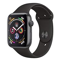 Apple Watch Series 4 (GPS) cassa 44 mm in alluminio grigio siderale e cinturino Sport nero