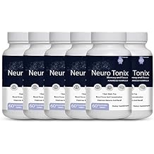 Neuro Tonix Advanced Formula for Memory and Focus Supplement - 6 Pack NeuroTonix 360 Capsules Pills