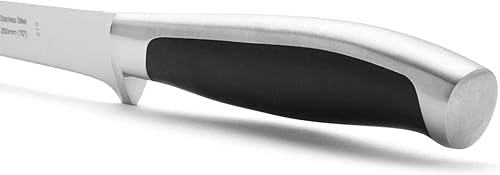 Miniatura 4 de ARCOS Cuchillo de trinchar de acero inoxidable de 10 pulgadas. Cuchillo de carnicero de doble afilado. Mango ergonómico de polioximetileno y hoja de
