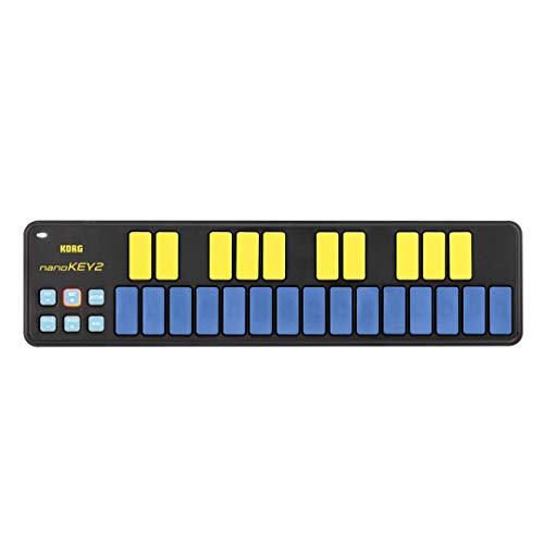 Korg nanoKEY2 25 key USB MIDI Keyboard - Blue Yellow