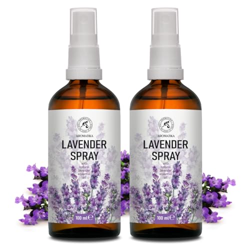 Lavender Sprays 2x100 ml - 100% Pure Lavender Essential Oil - Room Spray Mist for Aromatherapy - Great for SPA Yoga - Pillow Spray for Relaxation - Good Sleep - Image 3