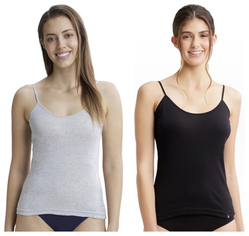 Image of Jockey Women's Cotton Regular Fit Spaghetti Top