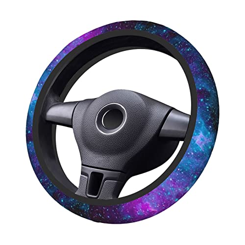 Purple Galaxy Steering Wheel Cover For Women Girls Universal 15 Inch Neoprene Auto Interior Car Accessories #TOP3