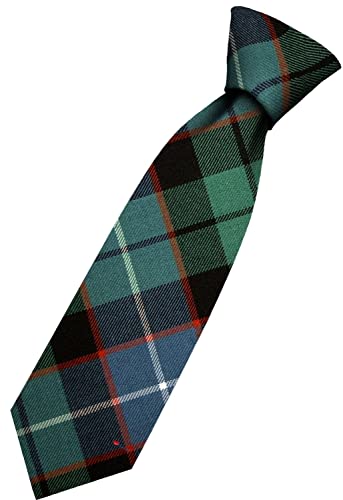 Cravate en laine pour homme tissée en Écosse au motif Russell Ancient Tartan