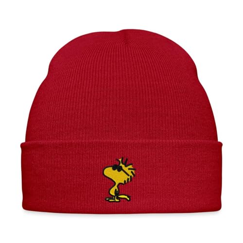 T-shirt Peanuts Woodstock avec lunettes et bonnet Spreadshirt