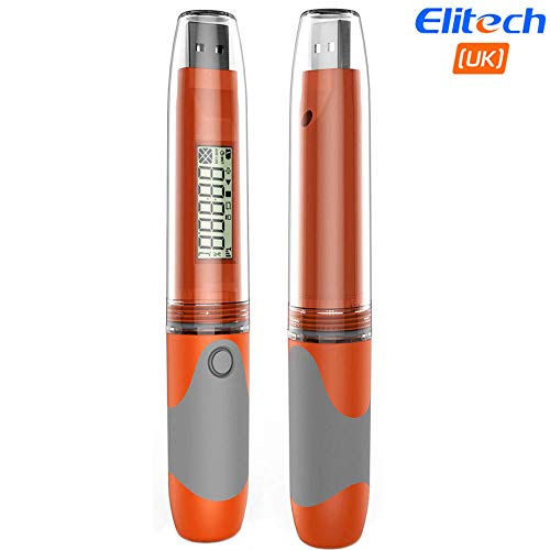 Elitech RC-51H PDF USB Enregistreur de Données de Température et d'humidité, Réutilisable, Imperméable (RC-51H)