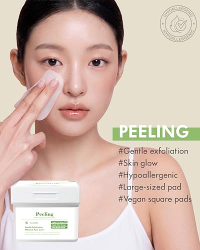 Image of DERMAL Apple Peeling Toner Pads 80 Count - AHA BHA PHA Exfoliating Pads with 20% Korean Apple Fruit Water for Dull Rough Skin - Dual-Sided Vegan Tencel Pads with Tweezers (Korean Skincare)