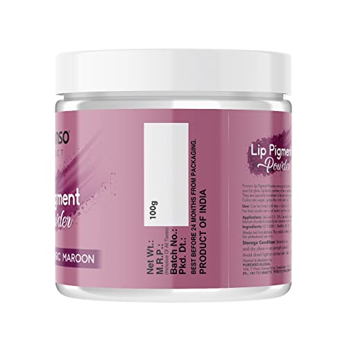 Image of Purenso Select - Lip Pigment Powder - Magic Maroon, 100g