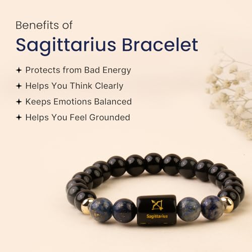 Image of Astrotalk Zodiac Crystal Bracelet | Balances Energy & Enhances Positivity | Certified Healing Crystals with Certificate | Astrology Bracelet for Man & Woman | Gift for Man & Woman