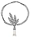 Produktbild BABEYOND® Damen Stirnband Art Deco 1920 Stil Flapper Stirnband Great Gatsby Accessoires Haarband Blatt Medaillon Perle Kopfstück Stirnband (Schwarz)