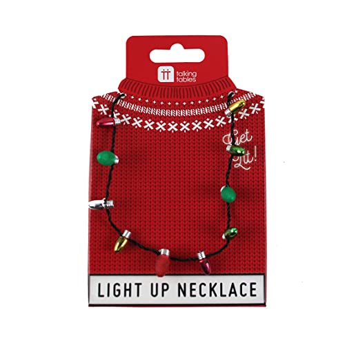 Photo de Talking Tables Christmas Entertainment Light Up Necklace