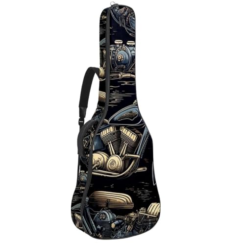 Sac pour guitare acoustique vintage housse de transport universelle 44