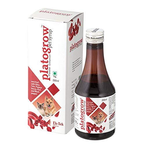 Ek-Tek Platogrow Platelet Enhancer Pet Syrup, 200 ml x 2