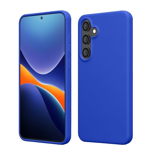 kwmobile Case Compatible with Samsung Galaxy S24 FE Case - TPU Silicone Phone Cover with Soft Finish - Baltic Blue