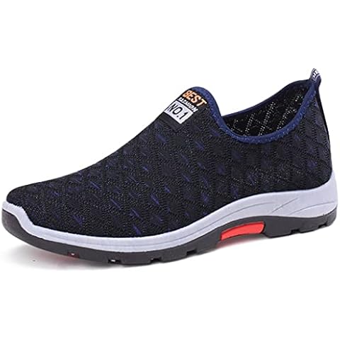 Mens Running Shoes Slip on Tennis Walking Sneakers Casual Mesh Breathable Lightweight Shoes Cover