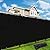 UPGRADE Privacy Fence Screen Customized 170 GSM 4'X50'Outdoor Commercial 90% Visual Blockage Mesh Panels Shade Cover for Chain Link,Deck,Balcony,Backyard,Patio with Zip Ties,Black,A494