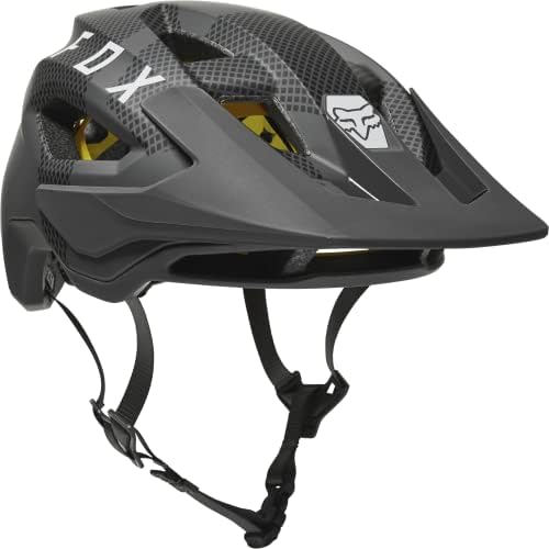 Fox Racing Speedframe Mountain Bike Helmet, Grey Camo, Medium