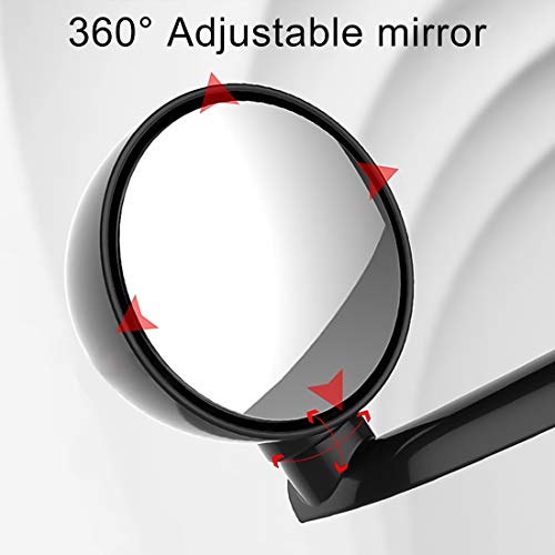 Image of Automaze 1 Pc 3R-094 Car Rear View Blind Spot Parking Mirror Adjustable 360 Degree Wide Angle, Rear View Mirror Mounted Type For Left Side Mirror