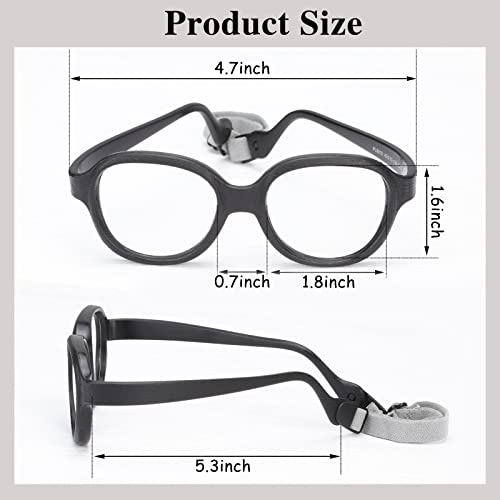 Image of BiBiBear Blue Light Blocking Glasses for Kids Girls Boys Reduces Eyestrain