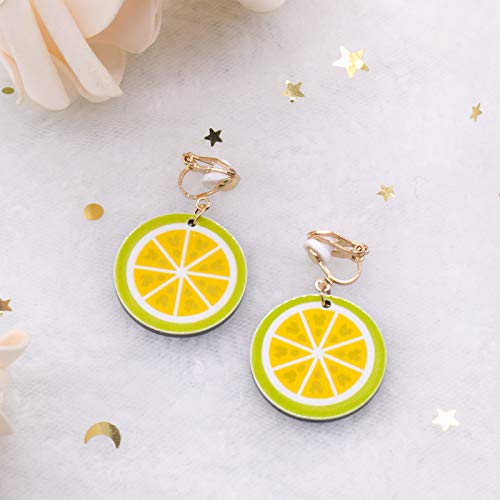 Newitin 16 Pairs Clip On Earrings For Women Drop Earrings Multiple Cute Earrings Charming Fashion Earrings Non Piercing Clip On Earrings For Girls #TOP1