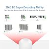 1D 2D QR Omnidirectional Hands-Free Automatic Barcode Scanner Reader .Symcode USB Barcode Reader Automatic Image Sensing Barocde Scanner .Capture Barcode from Mobile Phone Screen Barcode Scanner