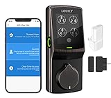 Lockly Secure Pro, Wi-Fi Smart Lock, PIN Genie® Keypad, 3D Biometric Fingerprint Sensor, Auto Lock D
