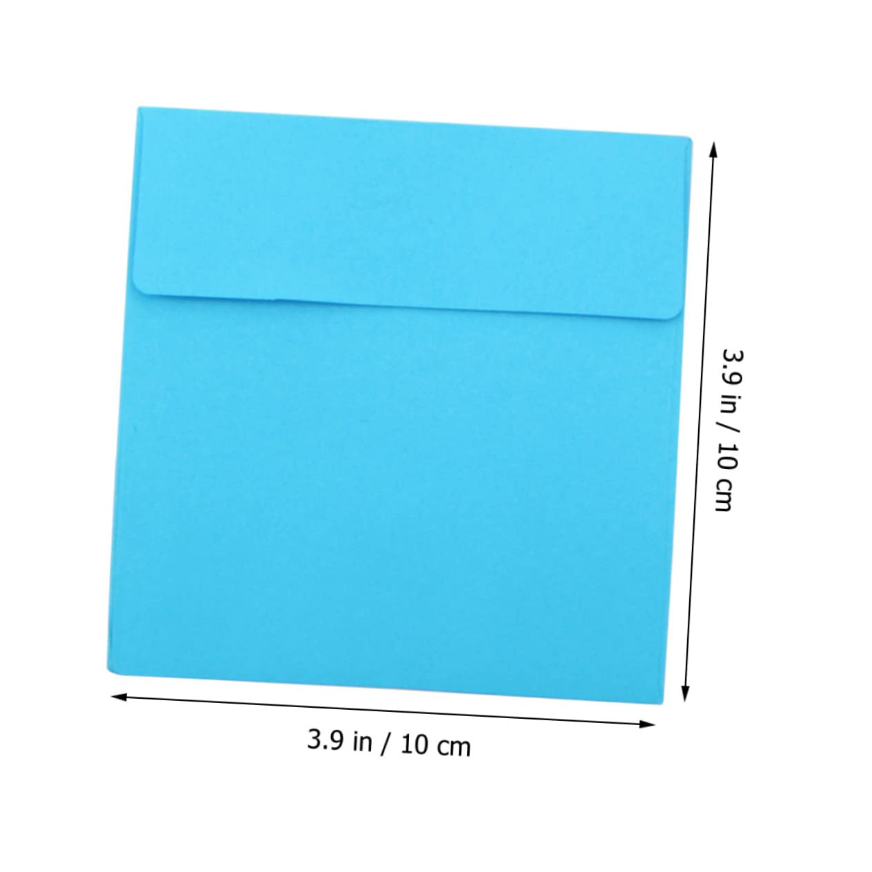 NUOBESTY 2 Set Buste Quadrate Kraft Colorate Per Biglietti E Inviti Carta Resistente Per Carte E Piccoli Regali Copertina Vuota Personalizzabile 100 Pezzi*2