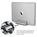 immagine 5OMOTON Supporto Verticale per Laptop, Supporto Scrivania per Computer e Tablet, Salvaspazio Compatibile con MacBook/Notebook/Surface PRO iPad e Altri Laptop, Grigio