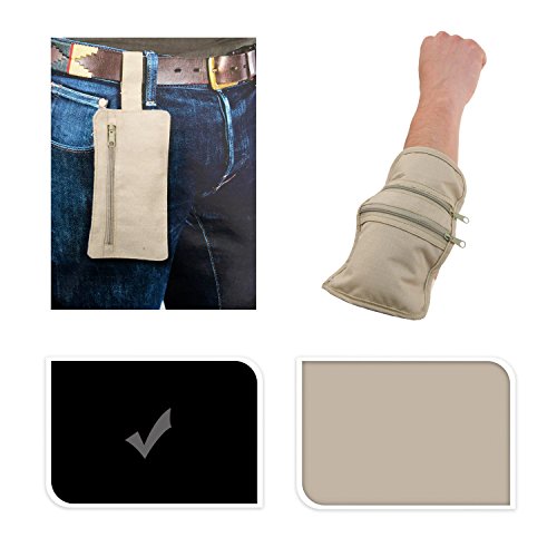 Bolsa de documentos viaje en dos modelos distintos, 2 unidades) Arm-Guertel-schwarz Cover