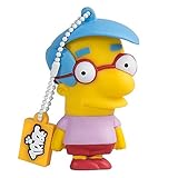 Tribe FD003411 The Simpsons Springfield Pendrive Figure 8 GB Funny USB Flash Drive 2.0 Memory Stick Data Storage, Keyholder Key Ring, Milhouse, Yellow