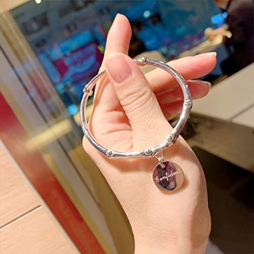 SUWIAKLALL Pulseira feminina de latão substituição ajustável elegante ornamento