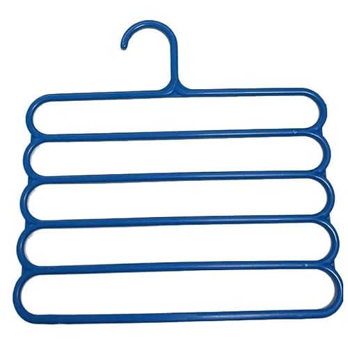 XINXIYUAN 5 Layers Hair Claw Storage Rack Organizer Large Capacity Thickened Headband Holder Wall Hanging Hairpin Hanger Space For Women(Blue)