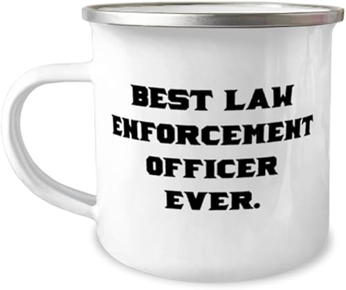 Epic Law enforcement officer Gifts, Best Law, Law enforcement officer 12oz Camper Mug From Colleagues, For Men Women, Police officer gifts, Gifts