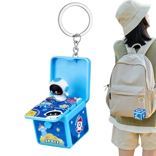 Fmzrbnih PorteclésAstronautepop-out – PorteclésEspacial 3D, Colgante Astronauta Plegable, Pequeña De Portátil | Accesorio De PorteclésPortátil Único, Llaves De Coche, Juguete Decorativo