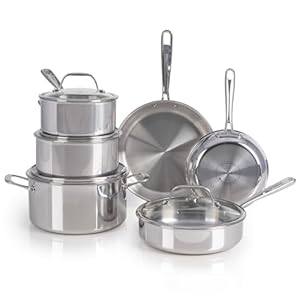 T-Fal Pro Tri-Ply Stainless Steel C...