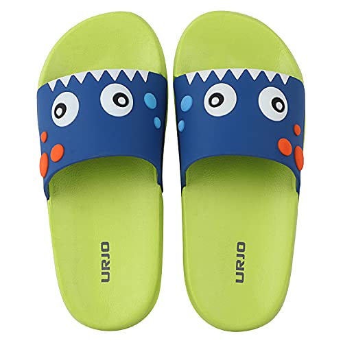 Image of URJO Kids's Sliders /Slippers Lightweight Super Flexible Arch Support Durable Anti Skid & Stylish Dailywear Sliders /Slippers for Boy's & Girl's