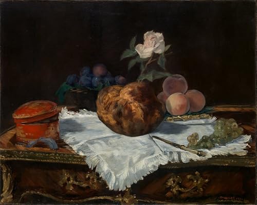Peintures la Brioche d'Edouard Manet pour décoration de salon chic