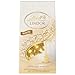 Lindt LINDOR White Chocolate Candy Truffles, Chocolates with Smooth, Melting Truffle Center, 8.5 oz. Bag