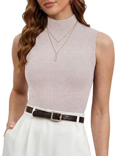LaGracia Womens Tank Tops Summer Sleeveless Sweater Tops Vest High...