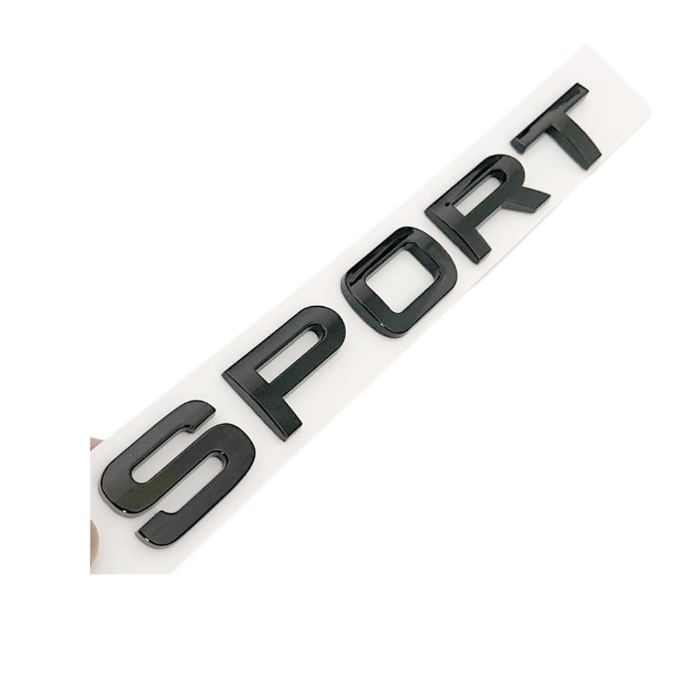 YTQMoreBNZ YYDStes ABS Letters Emblem Car Rear Trunk Badge Compatible With Land Rover Discovery Evoque Range Rover L494 L320