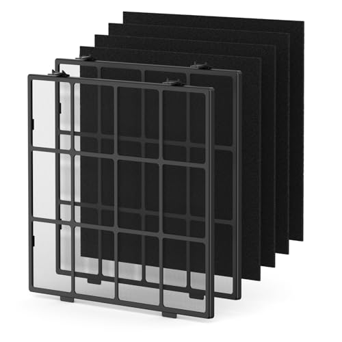 AP-1512HH Washable Pre-filter for Coway Airmega AP-1512HH and Airmega 200M Air Purifier, Includes 2 Washable Pre-filter and 4 Odor Eliminator Carbon Pre Filter