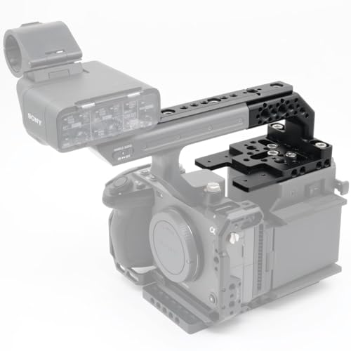 YinMusi El conector de mango de audio XLR es adecuado para el módulo de expansión Sony FX3/FX30/A7M4/A7S3.