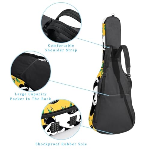 Housse pour guitare imperméable avec poches de rangement